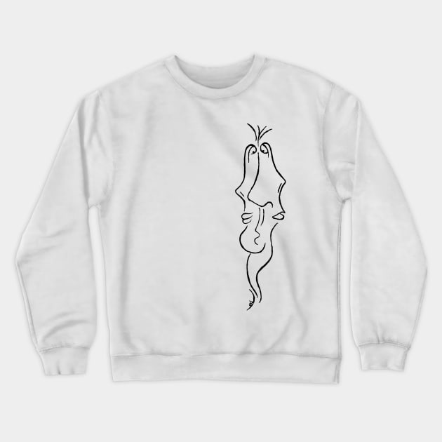 doodleflowHe&Shes Crewneck Sweatshirt by ed100